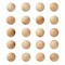 1.5 Inch Wooden Balls for Crafts, Unfinished Round Wood Spheres for DIY Projects (20 Pack)